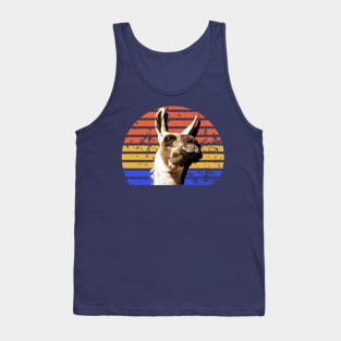 Funny Llama Alpaca Shirt Tank Top